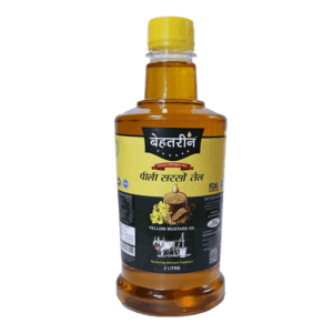Behtreen Kachi Ghani Yellow Mustard Oil 2 liter