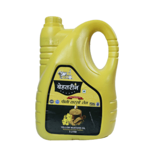 Behtreen Kachi Ghani Yellow Mustard Oil 5 liter